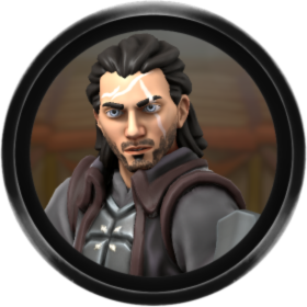 Hero forge token of Wolf