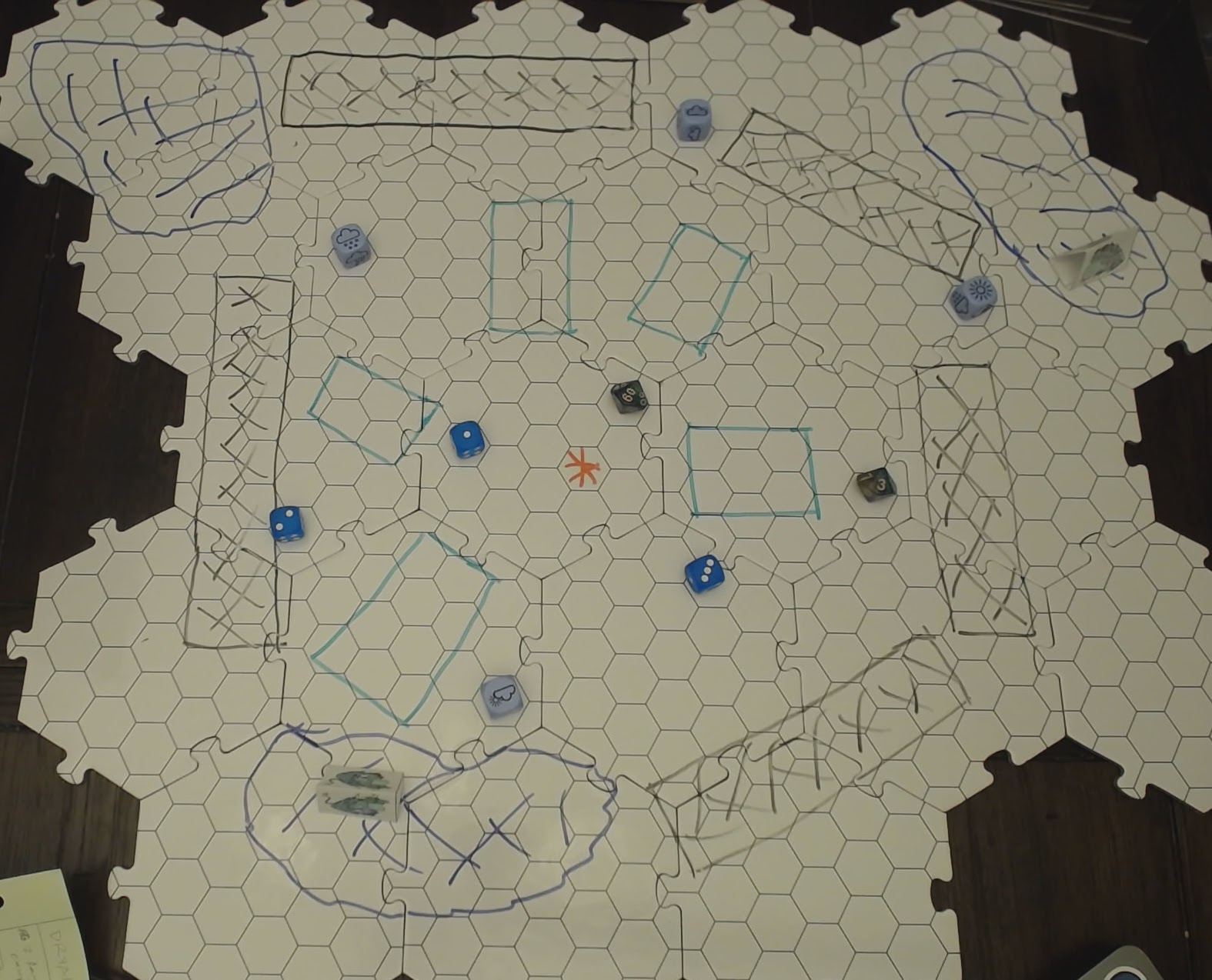 Map of Bullywug Encampment Map of Bullywug Encampment