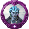 Hero forge token of Murai, wearing blingy earrings and necklace